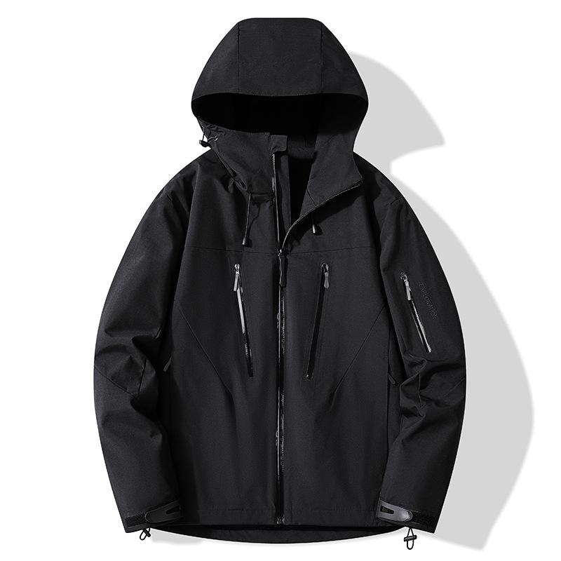 Spring and Autumn Couple Waterproof Jacket, Men's Hooded Jacket, Men's Thin Jacket, Men's Hooded Jacket