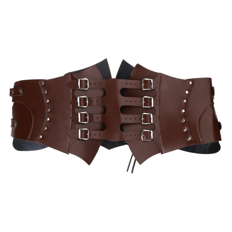 Винтажный корсетный пояс для женщин, костюм эпохи Возрождения, ПУ пояс-корсет, ремешок на талию, реквизит для вечеринок, пояс, костюм для косплея