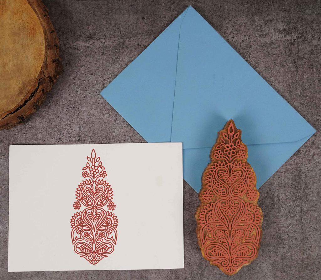 IBA Indianbeautifulart Textile Printing Block Asian Block Motif Hand Carved Wood Stamp