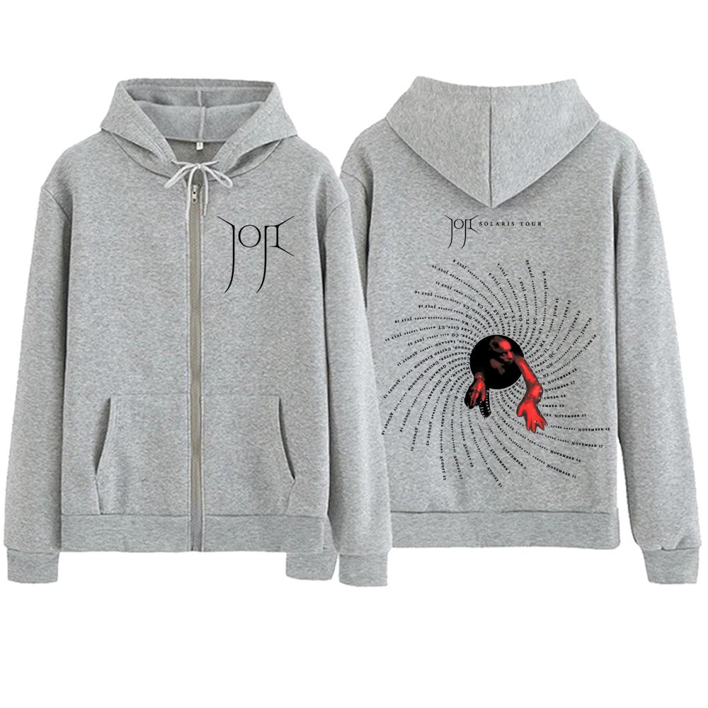 Joji Solaris Tour Zipper Hoodie Man Woman Harajuku Pullover Tops Long Sleeve Streetwear Sweatshirt