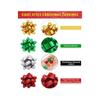 Snowflake Merry Christmas Earrings Star Ribbon Wrap Bow Stud Earrings  Accessories