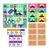 Adultopoly Настольная игра Пары Adultopoly Игра для свиданий на ночь Веселая интерактивная карточная игра для отношений Карты для разговоров для пар