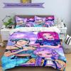 3pcs Duvet Cover Set (1*Duvet Cover + 2*Pillowcase, Without Core),K Print Bedding Set, Bedroom Decor, All‑Season, Birthday Gift
