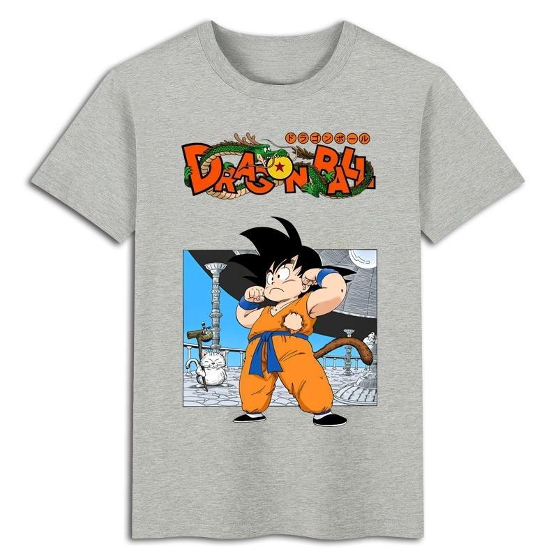 Anime Dragon Ball Son Goku T-Shirt Men Summer Fashion Trend Brand Short Sleeve Casual Tops