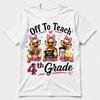 Off To Teach 4th Grade Shirt, 4th Grade Teacher Shirt, Back To School Teacher Tee, Cute Duck Teacher T-Shirt, Elementary Teacher Gift,