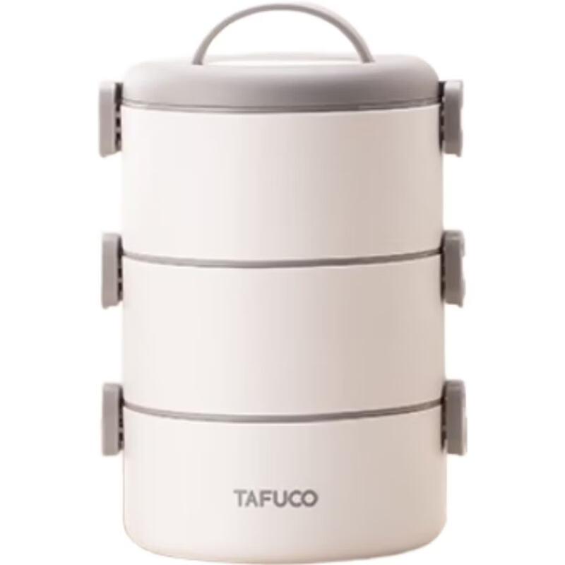 Многослойный ланч-бокс TAFUCO из нержавеющей стали 316L, подходящий для микроволновой печи