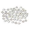 Uxcell 100pcs Rhinestone Stud Refill 6mm Vibrant Nail Head Stud Decorative Rivet Colorful White 4-Prong