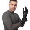 Европейские и американские мужские перчатки из овчины с шерстяной подкладкой - Зимние теплые, Плюс бархат, Ветрозащитные.