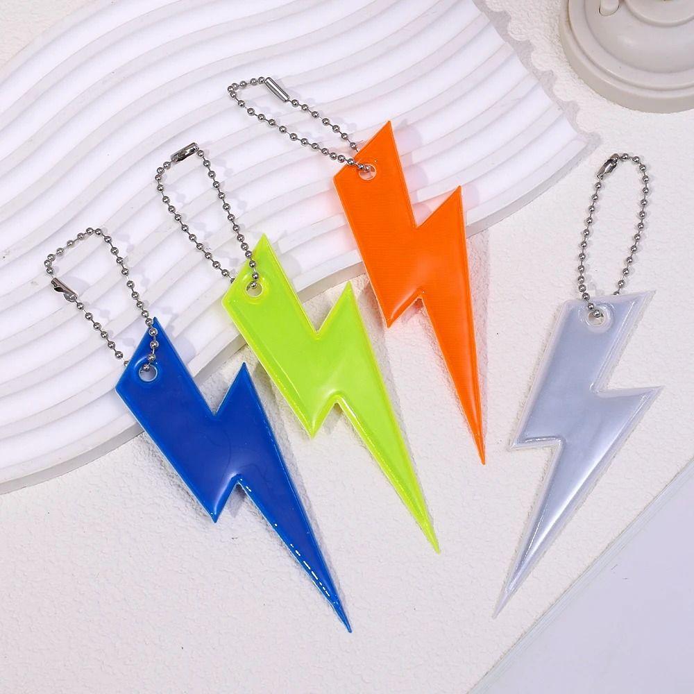 Safety Protection Night Reflective Pendant Decoration Reflective Keyring Bag Ornament
