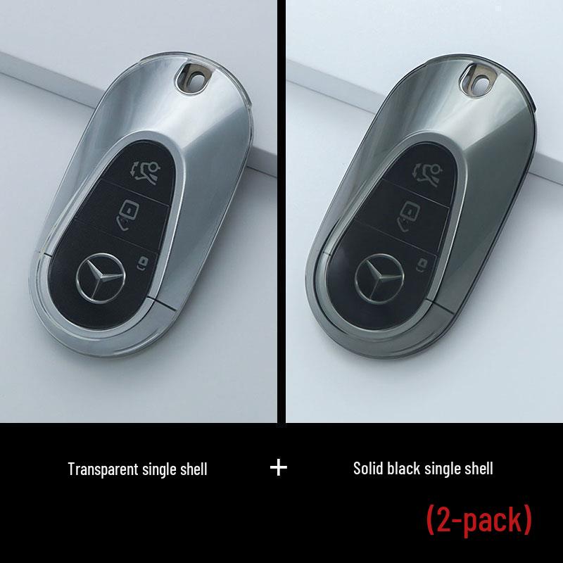Прозрачный чехол для ключей Mercedes-Benz для C260, LC200, S400, E-Class, C-Class, EQE, GLC - Унисекс