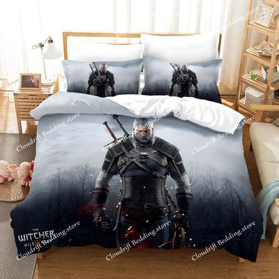 T-The W-witcher 3 Комплект постельного белья Принт Пододеяльник Наволочка Подростки и Взрослые пододеяльник Домашний текстильextile