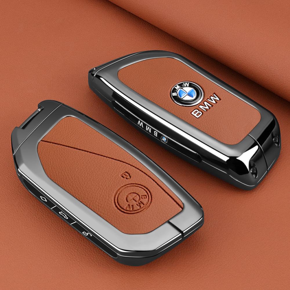 Styling Zinc Alloy Car Key Cover Case Holder For BMW 1 3 7 Series X1 X3 X5 X6 X7 F20 F15 F16 F48 G20 G30 G01 G02 G05 G11 G32 CZ9