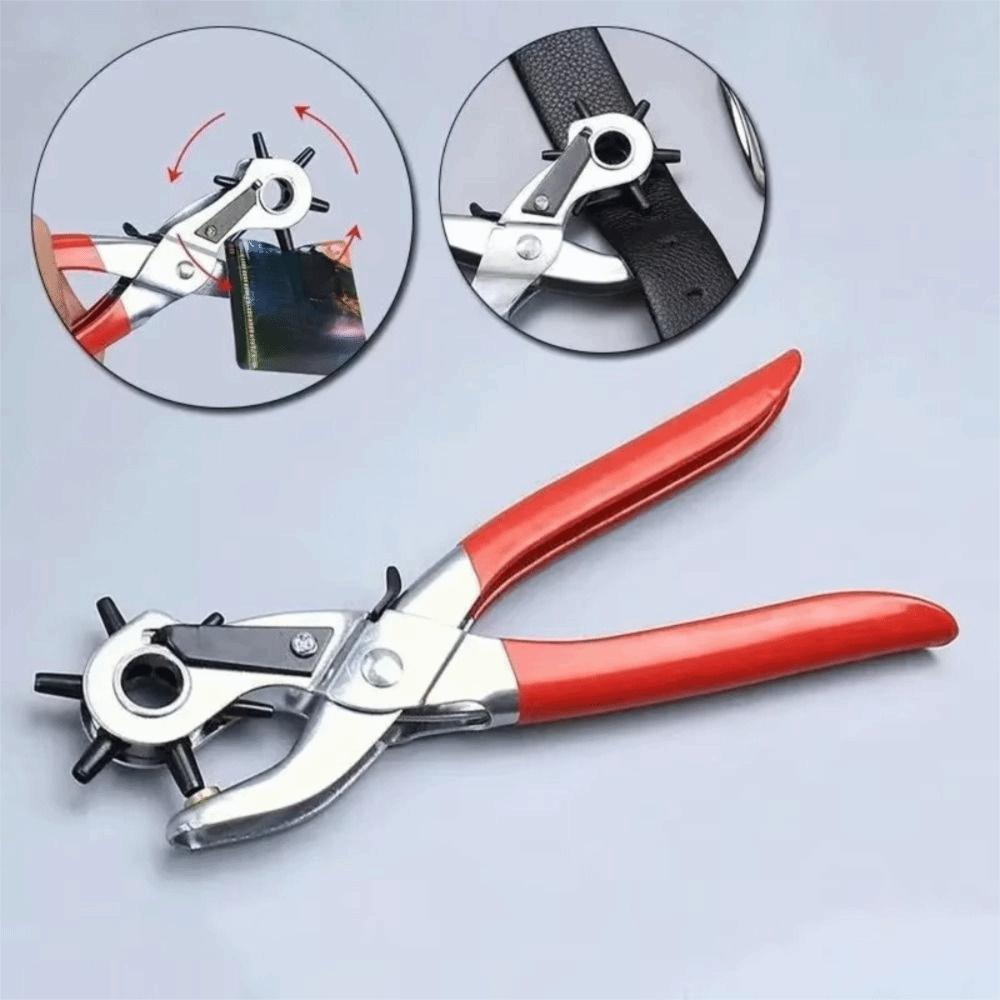 Hole Card Belt Puncher Effortless Punching Pliers Multifunctional Belt Hole Punch Plier  Hand Tool