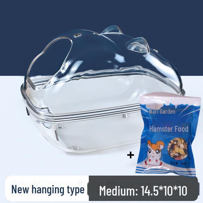 Гнездо для хомяка двойного назначения: Ванна с песком и защитой от брызг мочи