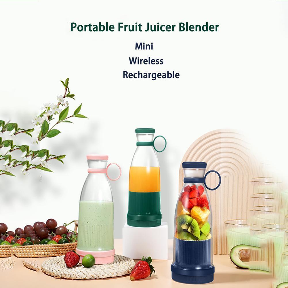 1 шт. полезный портативный электрический мини-блендер-миксер-шейкер бутылка USB перезаряжаемая соковыжималка для фруктов LM