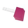 Moleskine Notebook Cahier Journal Set of Large Kinetic Pink CH018D17 3, Plain, Size,