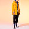 Anta Баскетбольная серия, теплый пуховик средней длины, мужская верхняя одежда, желтый 15941973-1