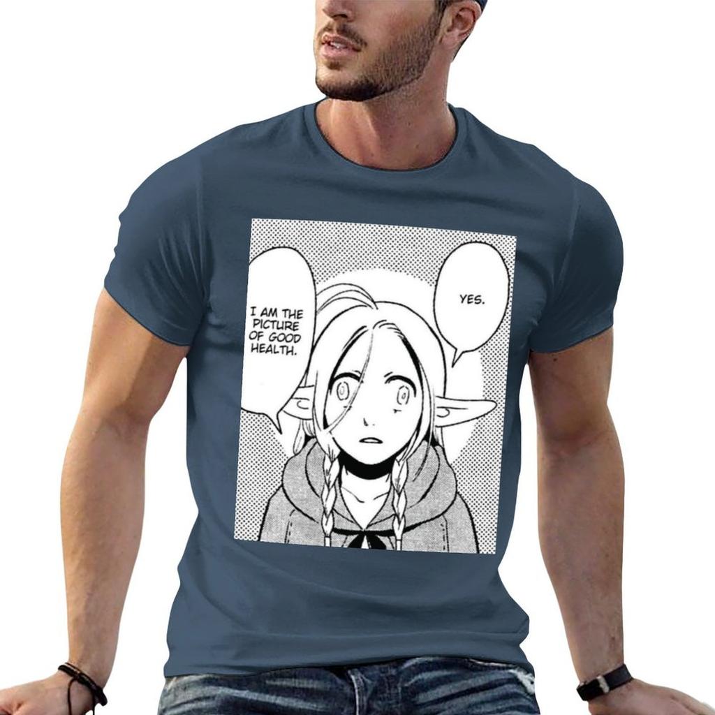 Delicious in Dungeon marcille TShirt Plus Size Summer Short Sleeve TShirt