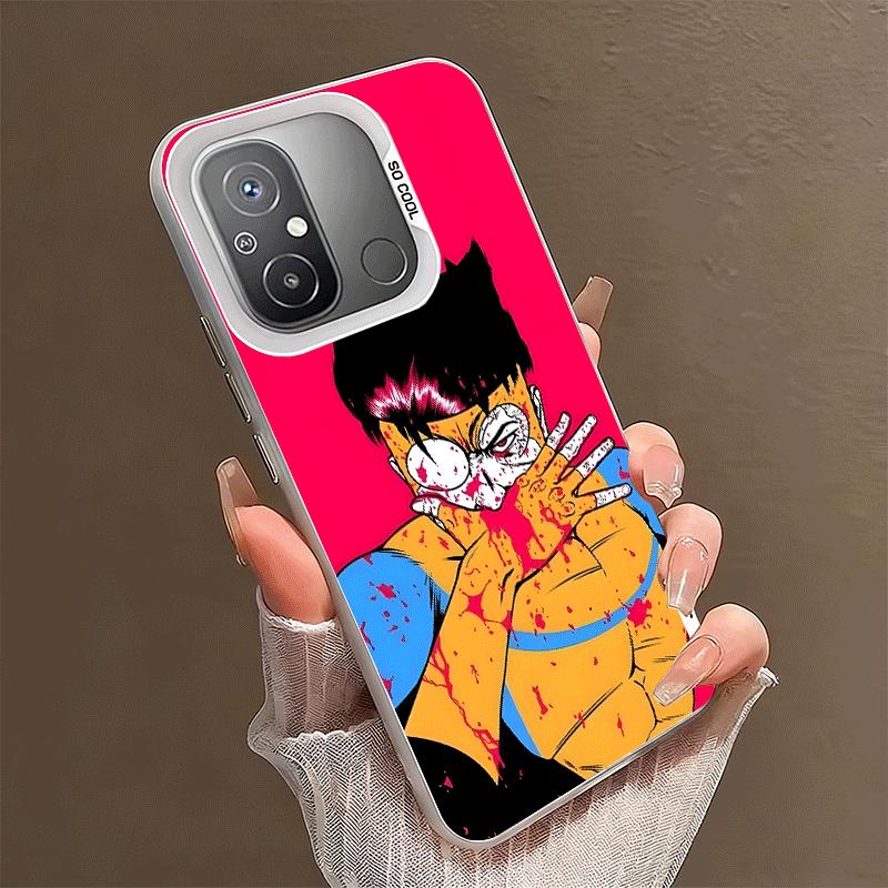 I-Invincible Аниме Ударопрочный Чехол для Телефона для Xiaomi Poco X7 X6 X5 X3 Pro F7 Ultra M8 Redmi 15C 15 14C 13C 12C 10C 13 12 10