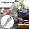 High Hardness Shingle Gauge Stainless Steel Pitch Gauge Tool Roof Measuring Tool  Roofing