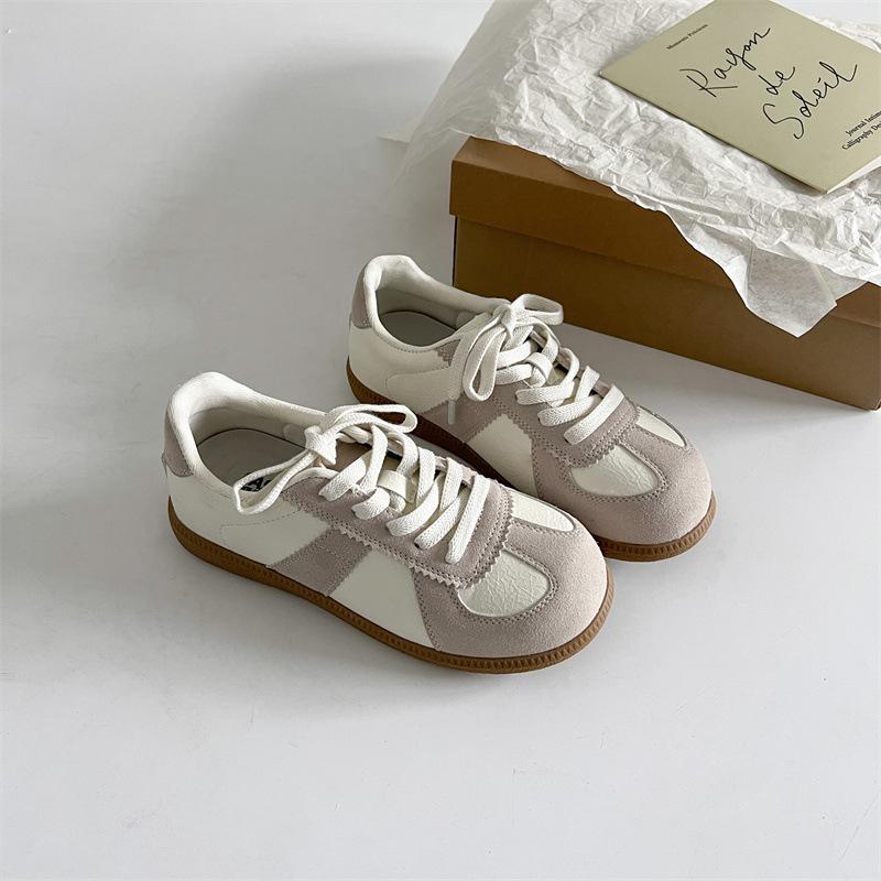 Легкие модные ретро универсальные кроссовки на платформе для тренировок для женщин 2025 года, новые весенние и осенние легкие повседневные туфли для занятий спортом на доске