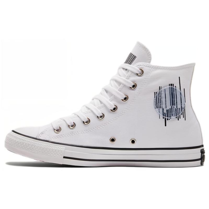Converse Chuck Taylor All Star Простые и Универсальные Эспадрильи Хай Топ Унисекс Белые