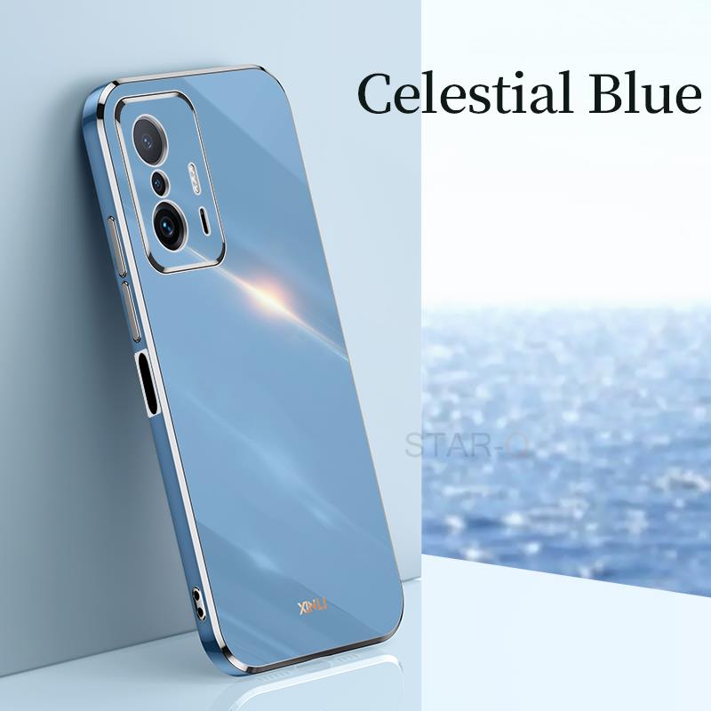 Роскошный чехол с квадратным бампером и кольцом-держателем для телефона Xiaomi Mi 11t Pro 11 T, силиконовый чехол-подставка на Xiomi Mi11 Mi11t 11tpro