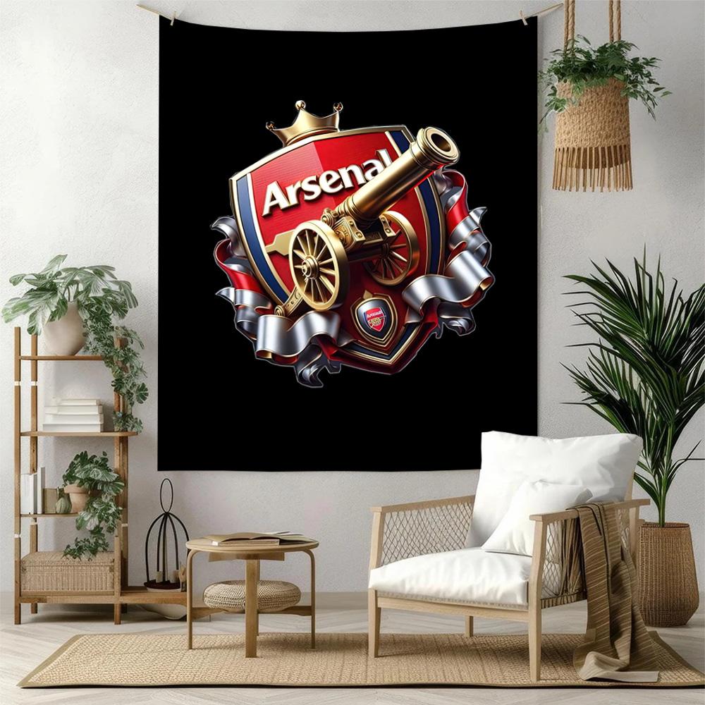 Arsenal Wall Decor Tapestry Art For Pet Memorial Birthdaywedding Party Backdrop Family Gift