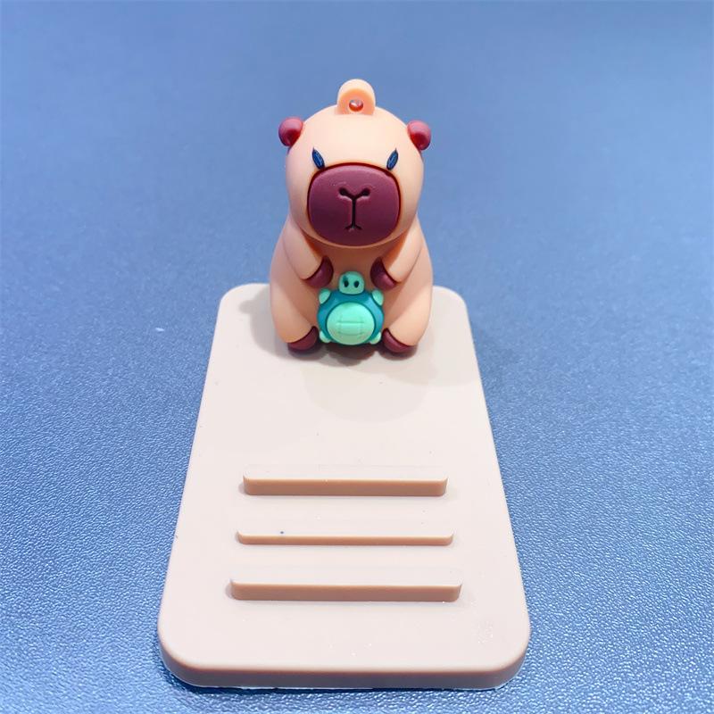 Креативный мультяшный Капибара Capybara Jun Брелок Кукла Мальчики и Девочки Милый Подвеска на Сумку Маленький Подарок