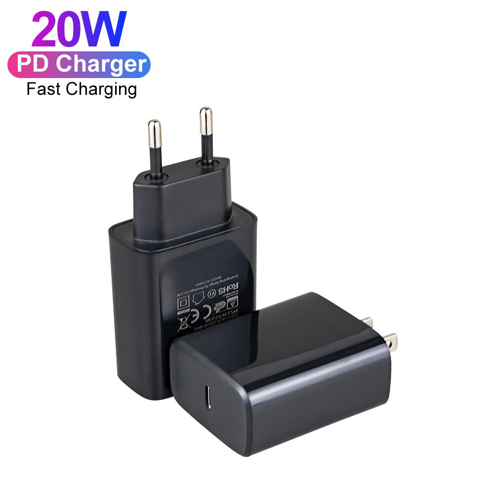 High Quality GS CE UL Certified 20W Charger Cube USB-C Power Adapter USB Type C PD Fast Wall Charger for Apple IPhone 16 17 Pro