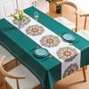 Waterproof and Oil Resistant PVC Table Cloth Ins Tea Rectangular Minimalist Floral Tablecloth