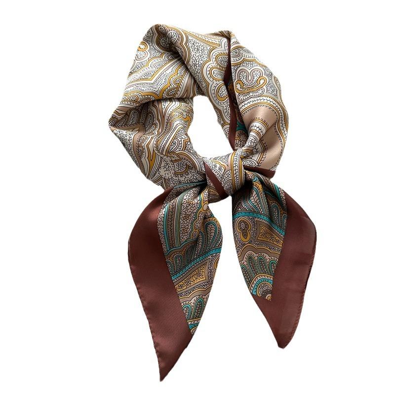 70 * 70 см новый шелковый маленький квадратный шарф для защиты шеи женщин профессиональный шарф универсальный шарф для волос шарф