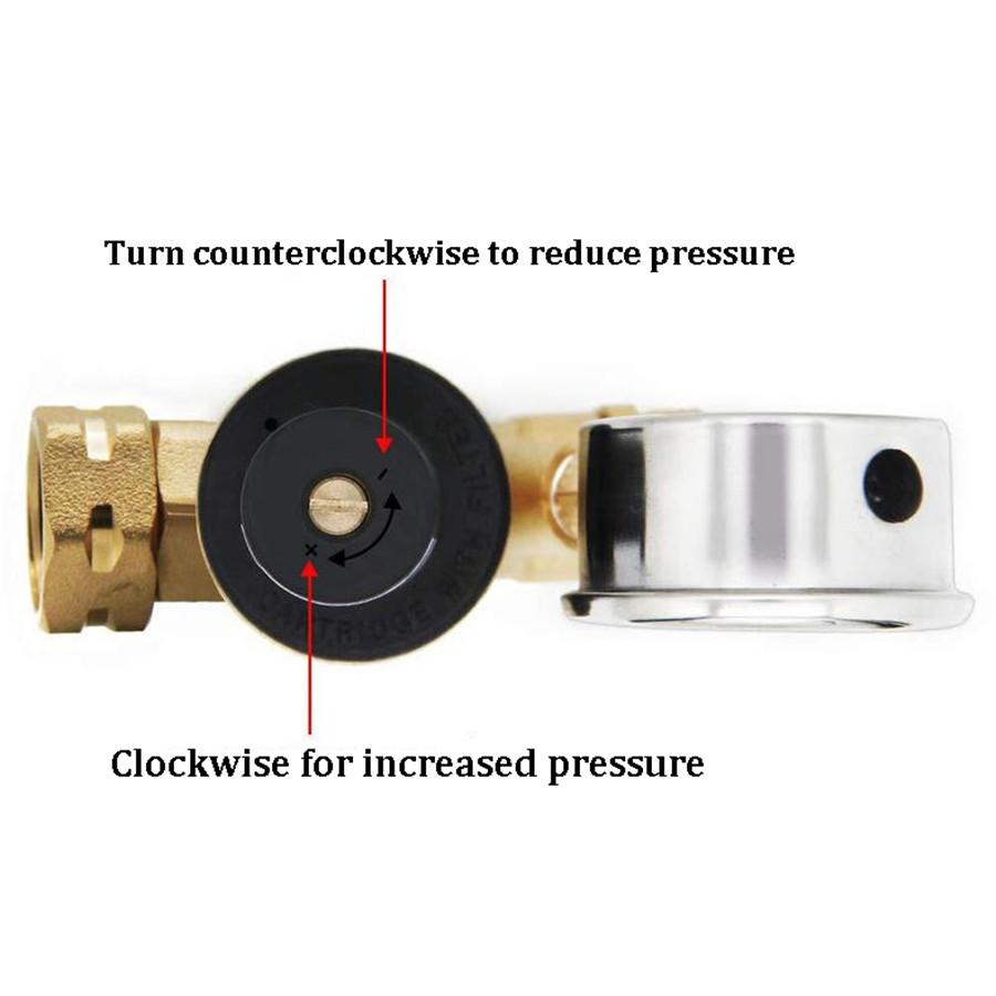 M11-0660R 3/4" Клапан регулятора давления воды Латунный Бессвинцовый Регулируемый Водоп