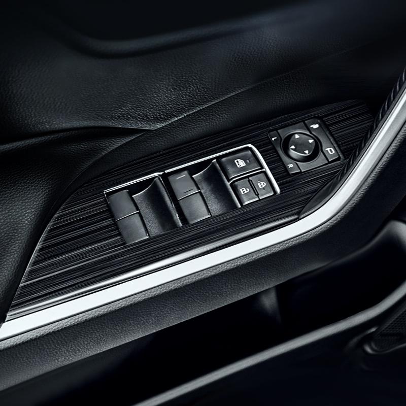 Кнопка переключателя стеклоподъемника из нержавеющей стали для Toyota RAV4 XA50 2019 2020 2021 2022 2025 2024 RAV 4 Hybrid