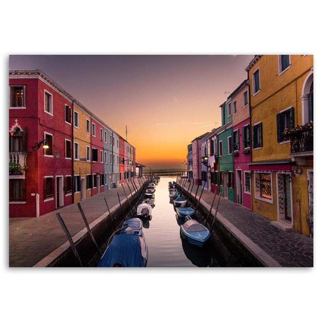Canvas Print Venice Canal City Italy