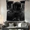 Skyrim Wall Tapestry Aesthetic Wall Hanging Printed Fabric Blanket Decorative Tapestries for Bedroom Living Room Home Decor