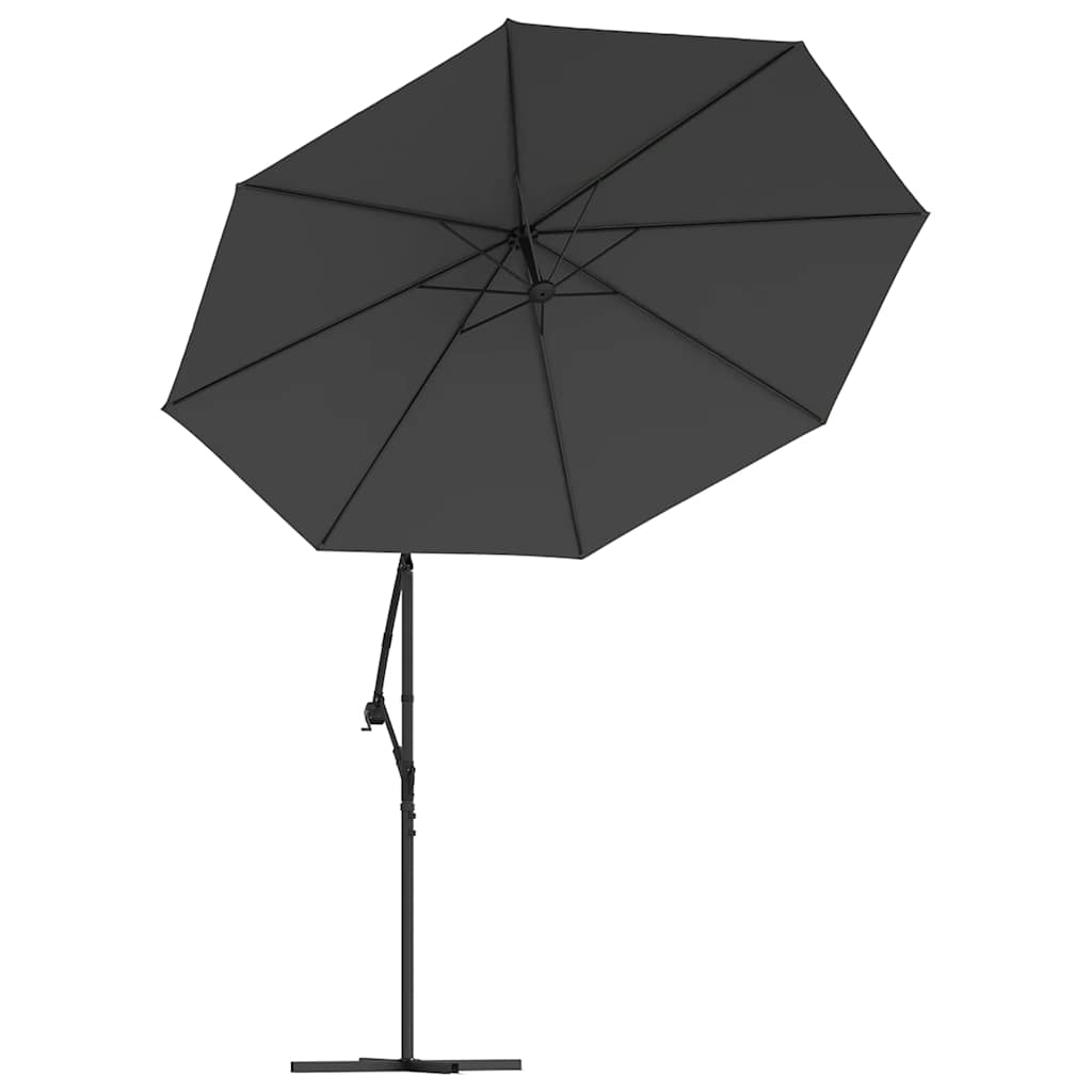 Vidaxl Zamienne Pokrycie Parasola Ogrodowego, Antracytowe, 300 Cm