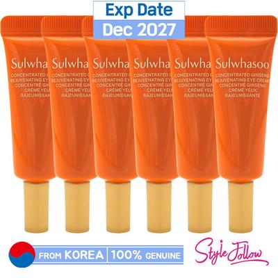 6шт/18мл_Концентрированный омолаживающий крем для кожи вокруг глаз с женьшенем 3мл  (Образец)