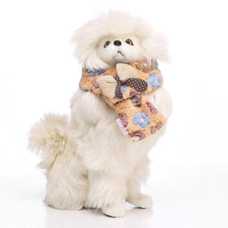 Adjustable Pet Scarf Small To Large Dogs Cats - Festive Holiday Collar In Multiple Colors Patterns