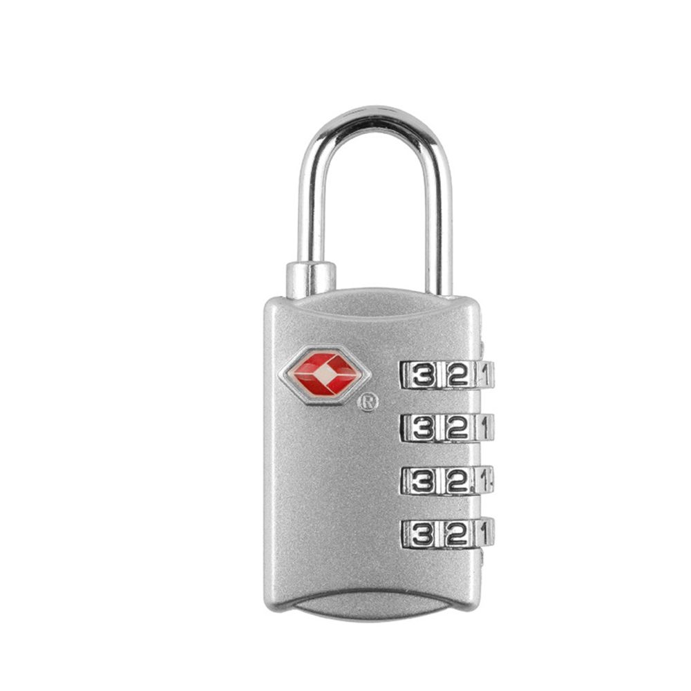 Protection Security 4 Digit Combination Lock TSA Customs Lock Anti-theft Safely Code Lock