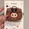 Милый Мультяшный Коричневый Силиконовый Чехол для AirPods