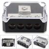 Auto Junction Box Automotive Electronic Parts 4 Way Ground Box Multi-functional for Car Audio Stereo Amplifier 4GA Out Distribution Blocks