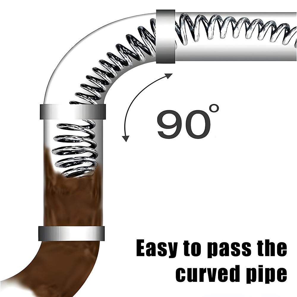 Drain Cleaner 3M Pipe Dredging Tool Spring Pipe Sewer Pipe Unblocker Sinks Basin Pipeline Clogged Remover Tools