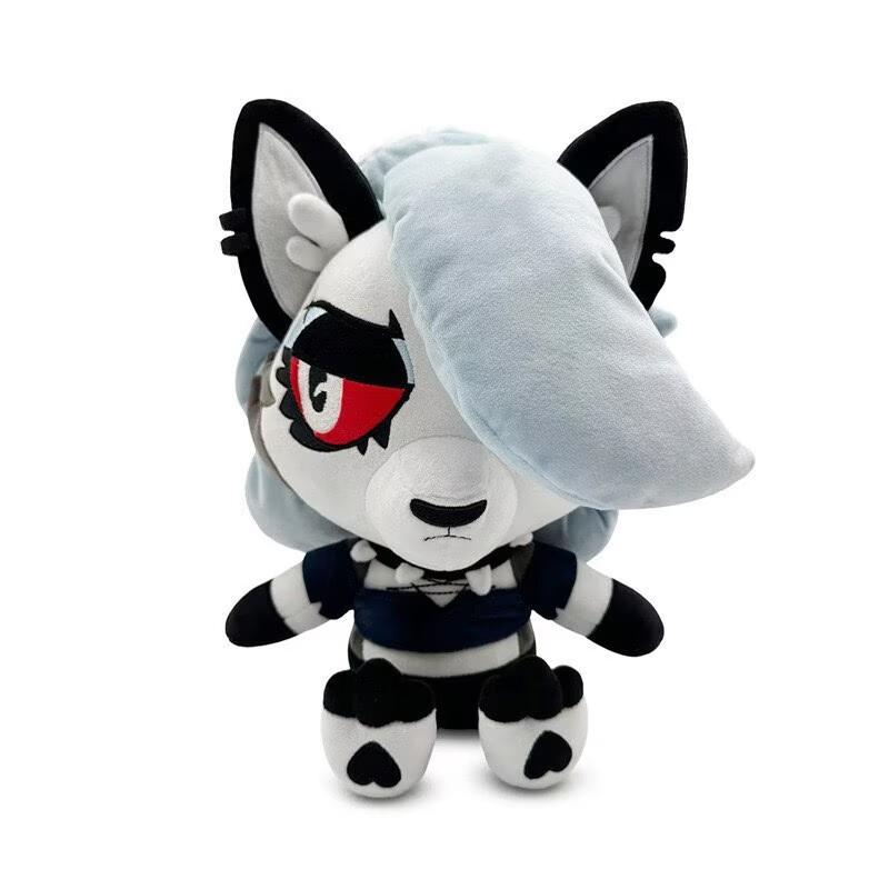 Hazbin Loona Wolf Plush Dolls Birthday Movie Animal Wolf El Loona Stuffed Toys Holiday Gift 25Cm Dolls Party Home Collect