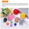 20 Pcs Wicker Rattan Balls Decorative Balls 1.2Inch for Vase Fillers ,Wedding ,Garden ,Hallway Party