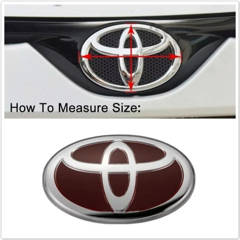 1pc Front Grill Hood 3D Car Logo Emblem for Toyota Corolla Camry RAV4 Hilux CHR Highlander Yaris Vios Alphard Prado Reiz Wish OCFHJ1