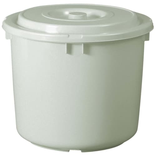 Контейнер для засолки TONBO Shinki Gosei с крышкой, Тип 40, Серый, Диаметр 45.5см x Высота 38см, Сделано в Японии