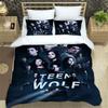 Fashion Tv Series Teen Wolf Bedding Collection Single Twin Full Queen King Size Bed Collection Adult Kid Bedroom Duvetcover Collection Home Textile