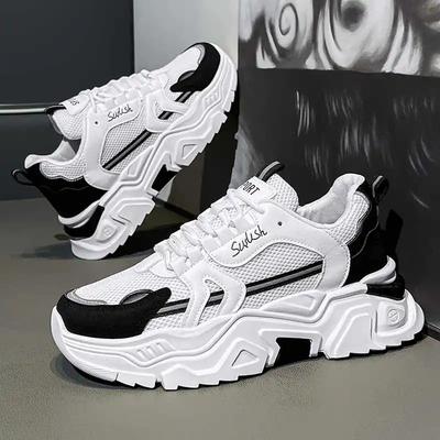 Модная демисезонная женская обувь с круглым носком на высоком каблуке Deporte Дешевые туфли на высоком каблуке Кроссовки Спорт Для всего Saoatenis