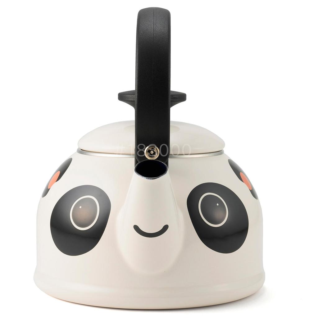 Fuji Enamel Kettle 1.8L IH Compatible Animal Kettle Panda DOY-1.8K.P